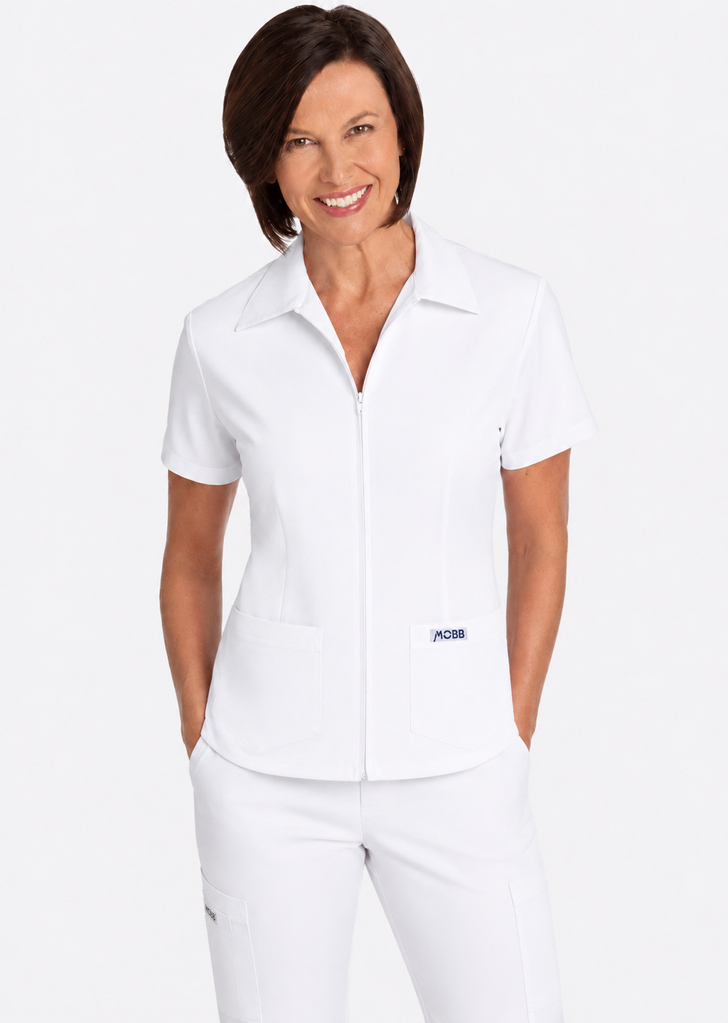 Product - MOBB Zipper Front Ladies Work Top