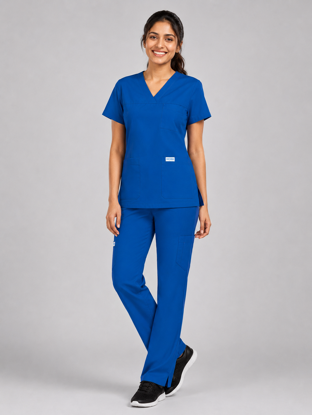Product - MOBB 3 Pocket V-Neck Scrub top, With Flip Flap Scrub Pant
