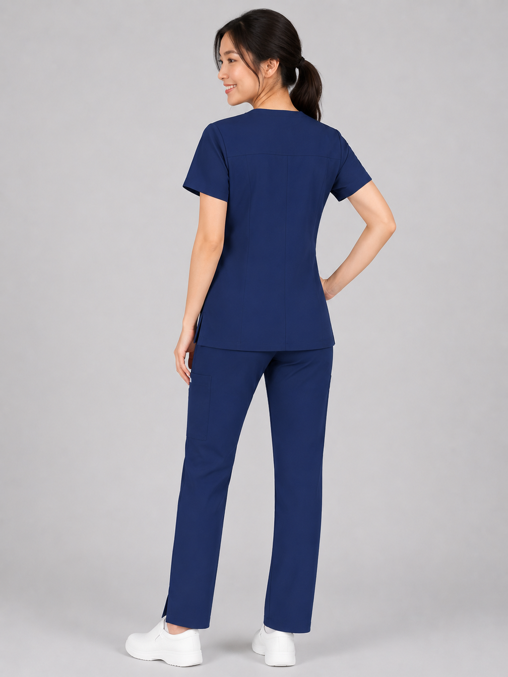 Product - MOBB 3 Pocket V-Neck Scrub top, With Flip Flap Scrub Pant