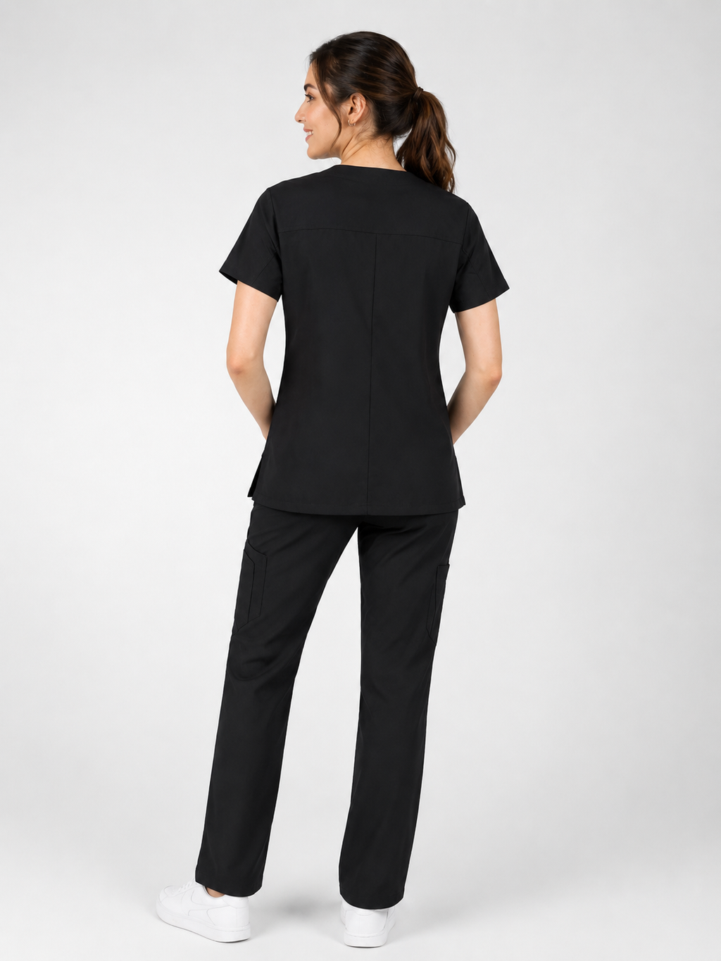 Product - MOBB 3 Pocket V-Neck Scrub top, With Flip Flap Scrub Pant