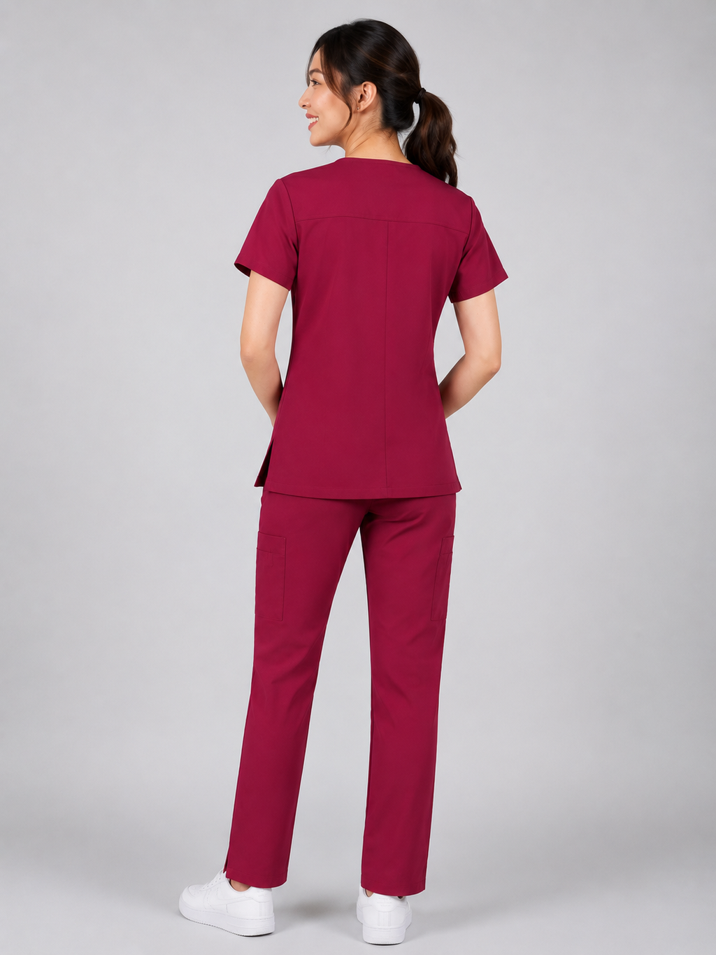 Product - MOBB 3 Pocket V-Neck Scrub top, With Flip Flap Scrub Pant