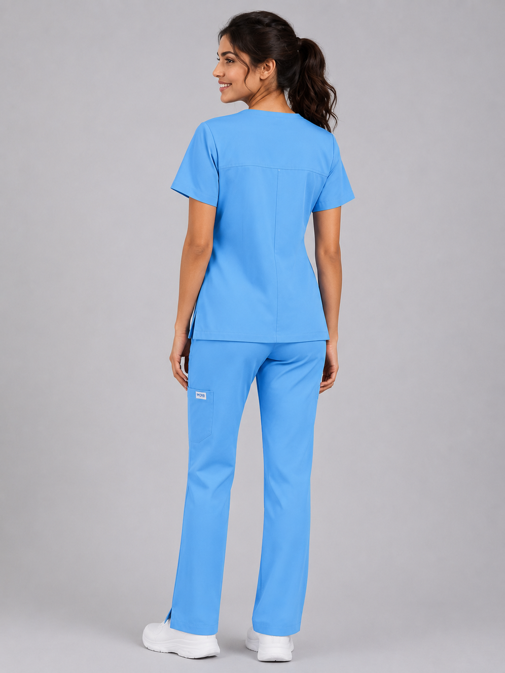 Product - MOBB 3 Pocket V-Neck Scrub top, With Flip Flap Scrub Pant