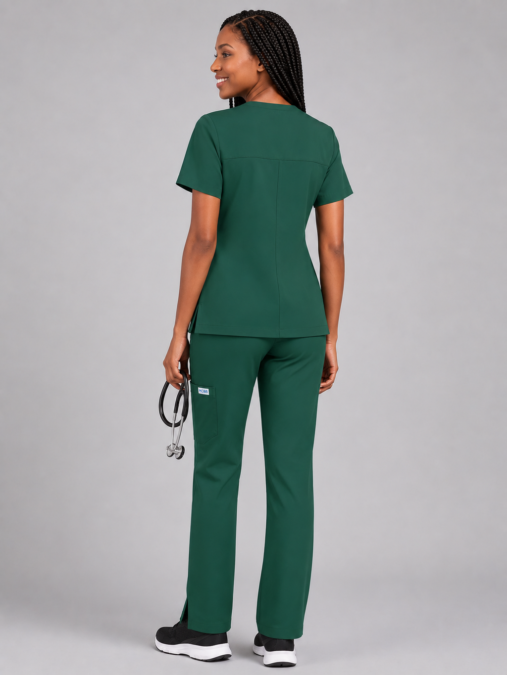 Product - MOBB 3 Pocket V-Neck Scrub top, With Flip Flap Scrub Pant