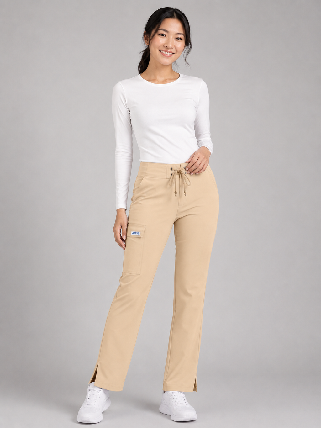 Product - MOBB Low Rise Lace Up Flare Pant