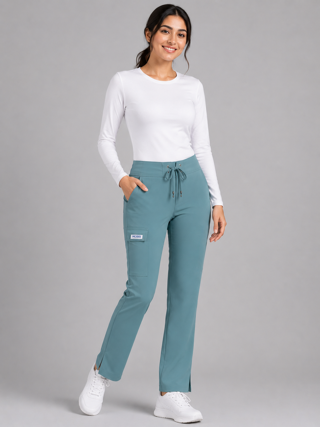 Product - MOBB Low Rise Lace Up Flare Pant