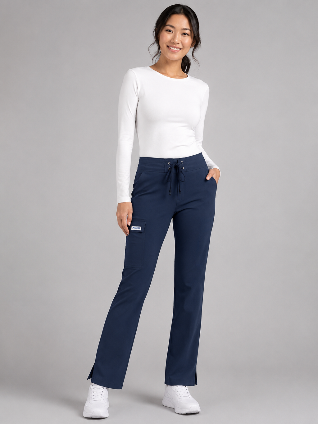 Product - MOBB Low Rise Lace Up Flare Pant