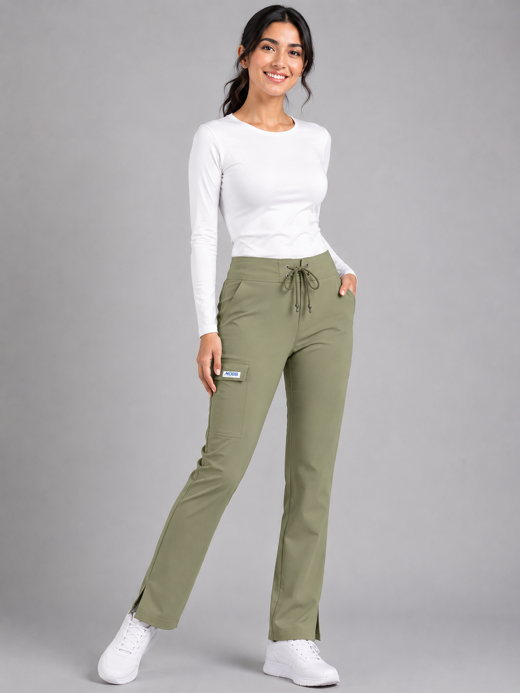 Product - MOBB Low Rise Lace Up Flare Pant