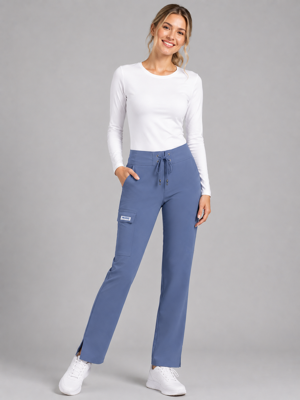 Product - MOBB Low Rise Lace Up Flare Pant