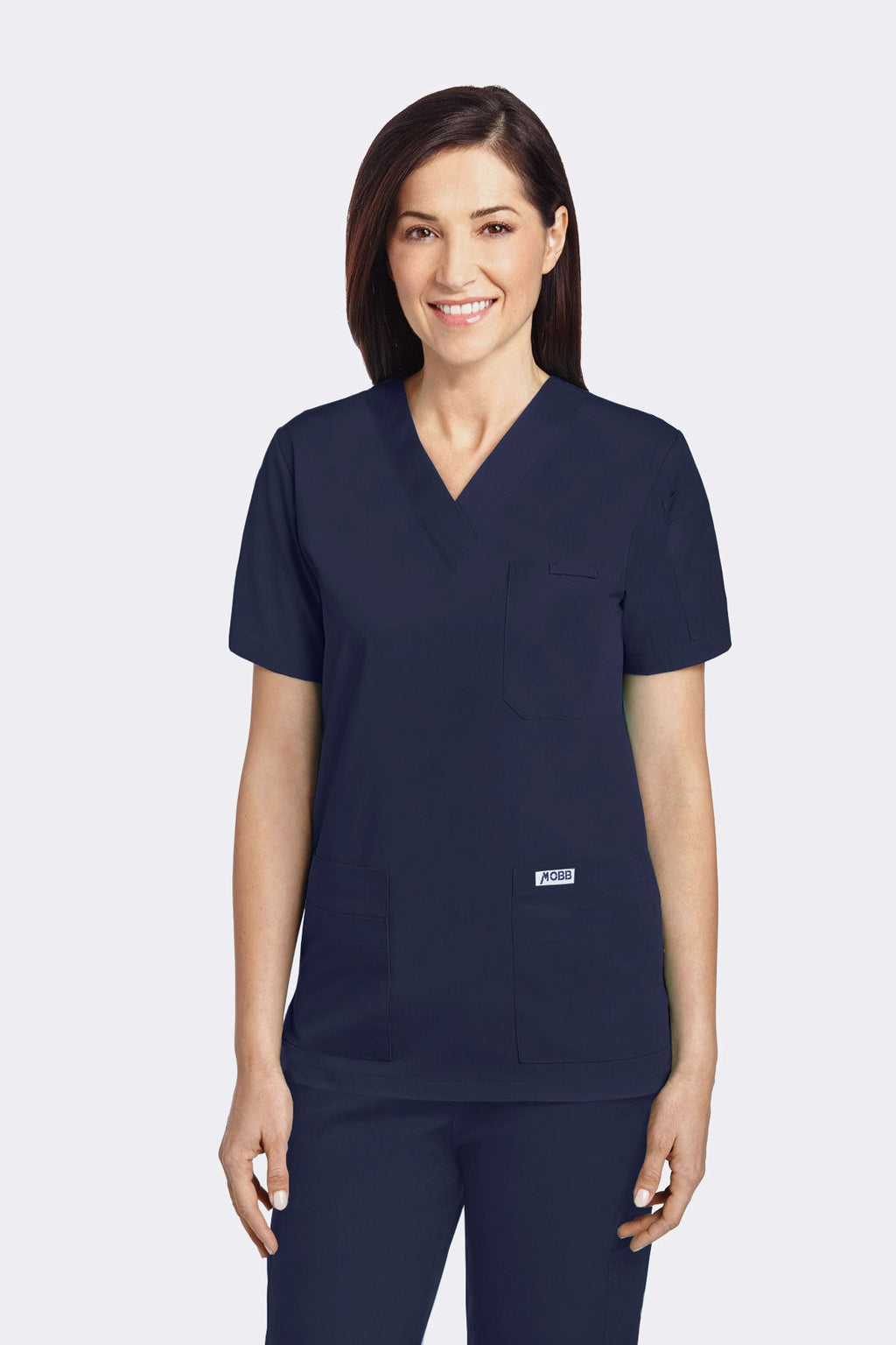 Product - MOBB Clearance V-Neck Solid Scrub Top