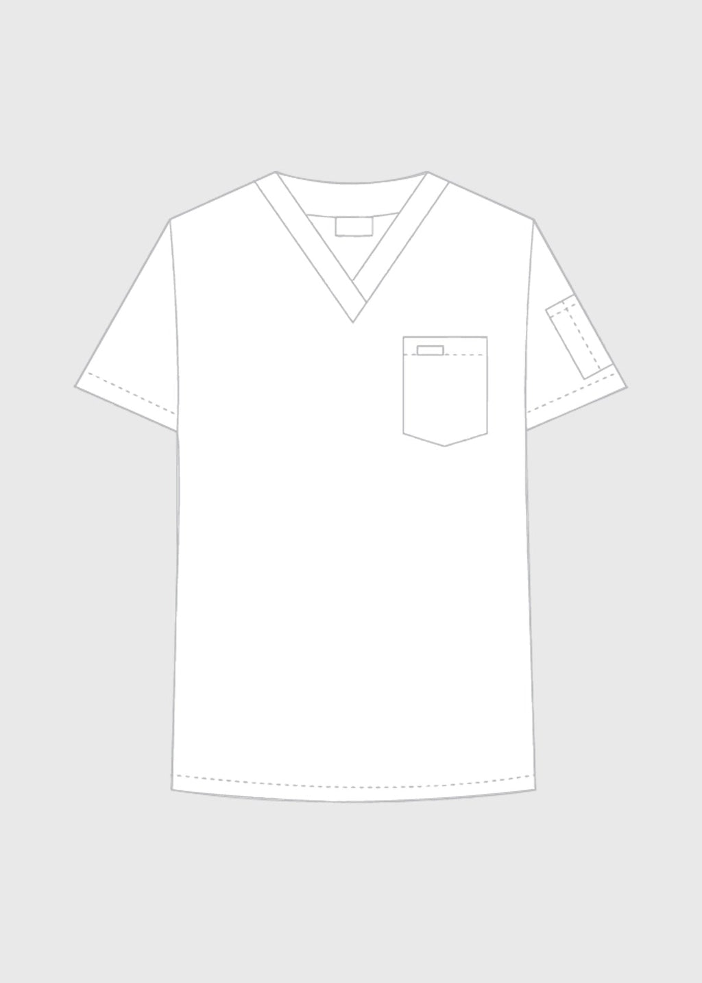 Product - MOBB Clearance Unisex Basic V-Neck Scrub Top