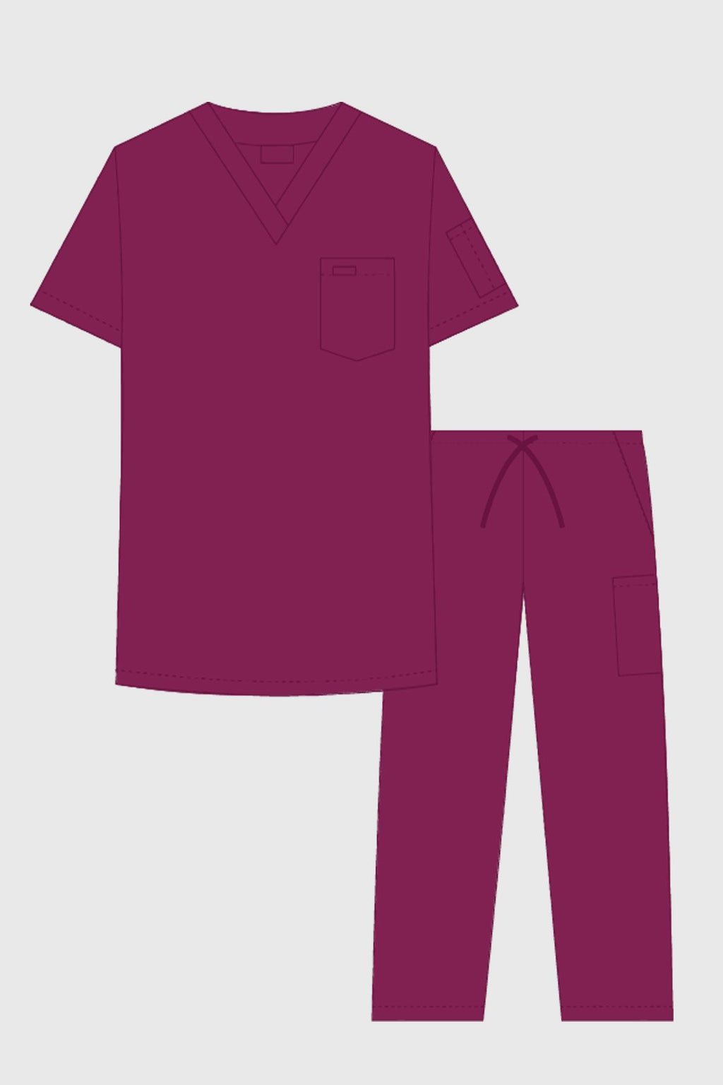 Product - MOBB Unisex 5 Pocket Drawstring Scrub Set