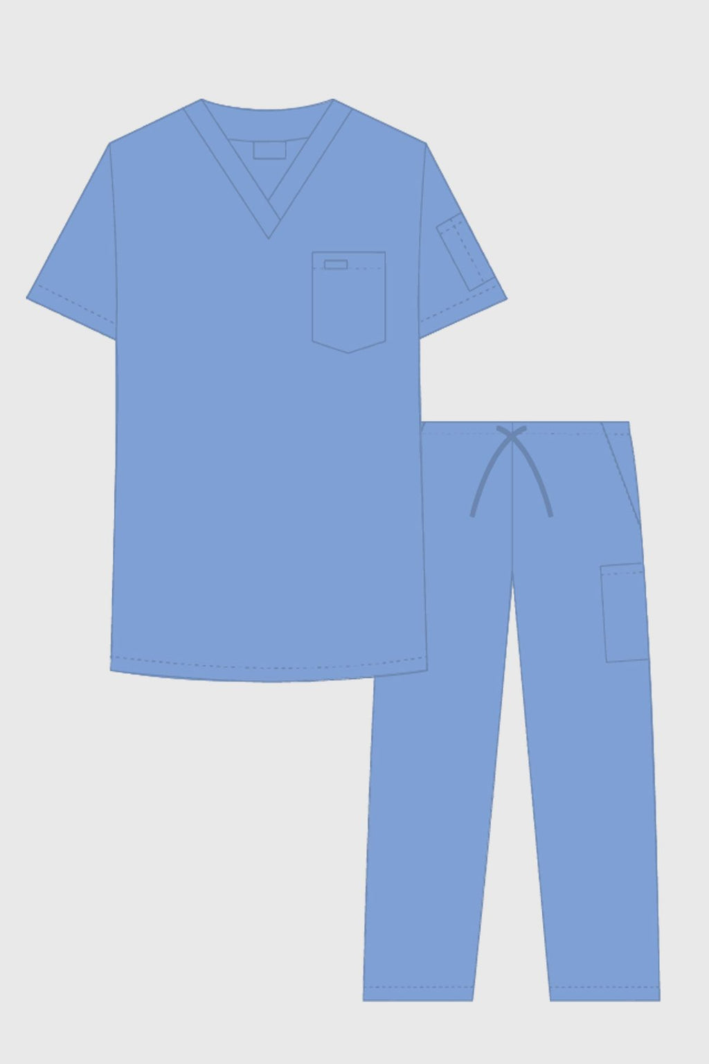 Product - MOBB Unisex 5 Pocket Drawstring Scrub Set