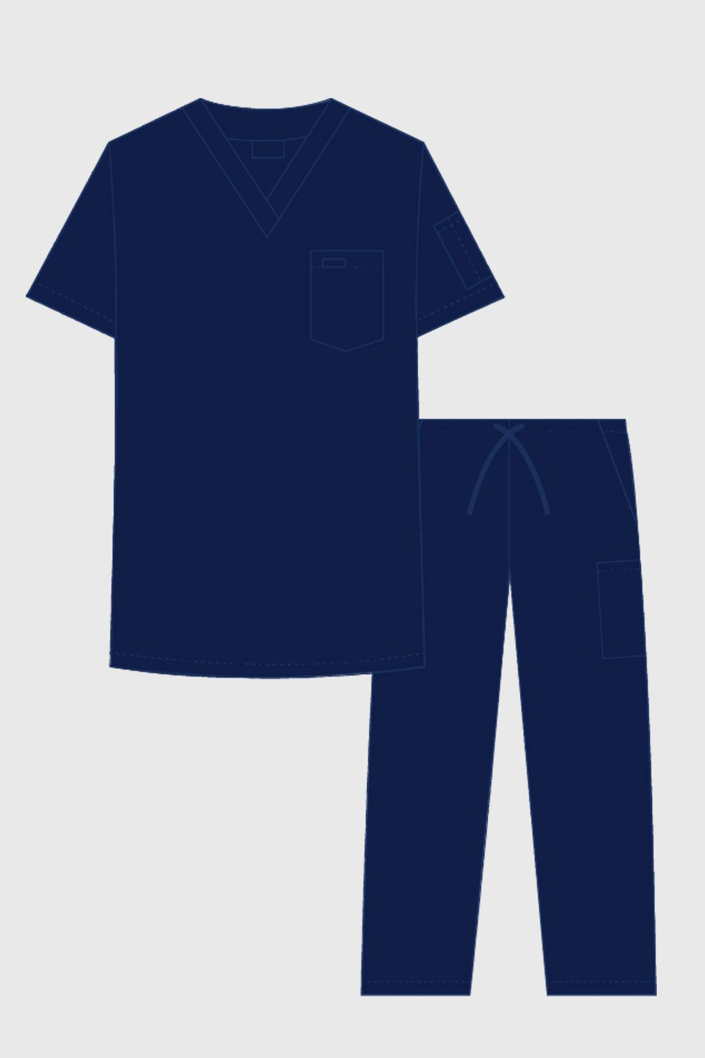 Product - MOBB Unisex 5 Pocket Drawstring Scrub Set