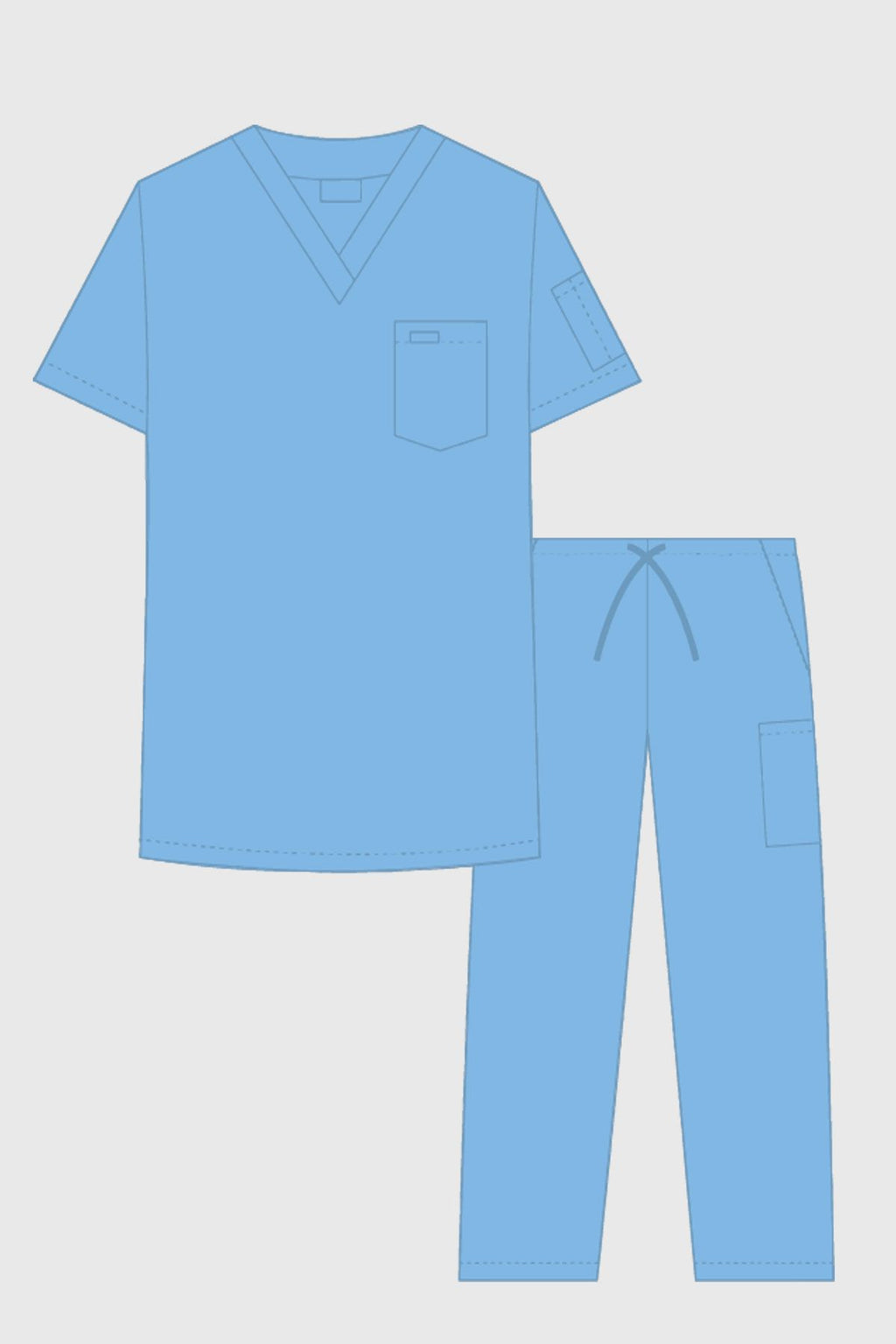 Product - MOBB Unisex 5 Pocket Drawstring Scrub Set