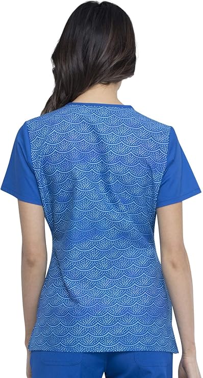 Product - XS-Printed V-Neck Scrub Top
