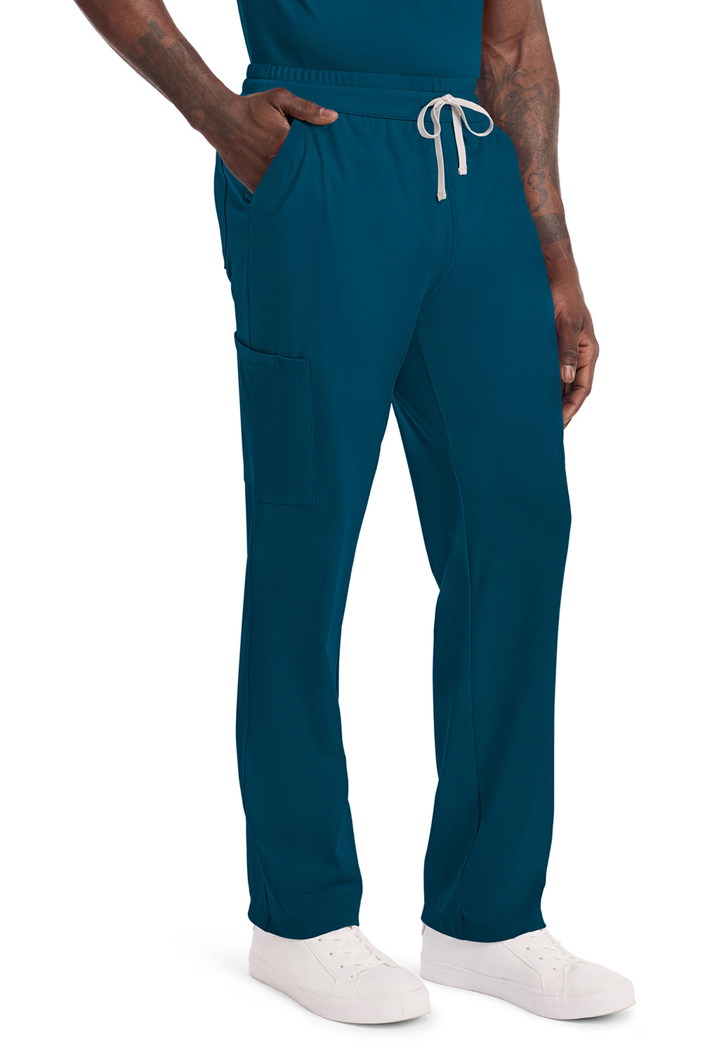 Product - Men's V-Neck Scrub Set (Straight-Leg Pant - Short Inseam)