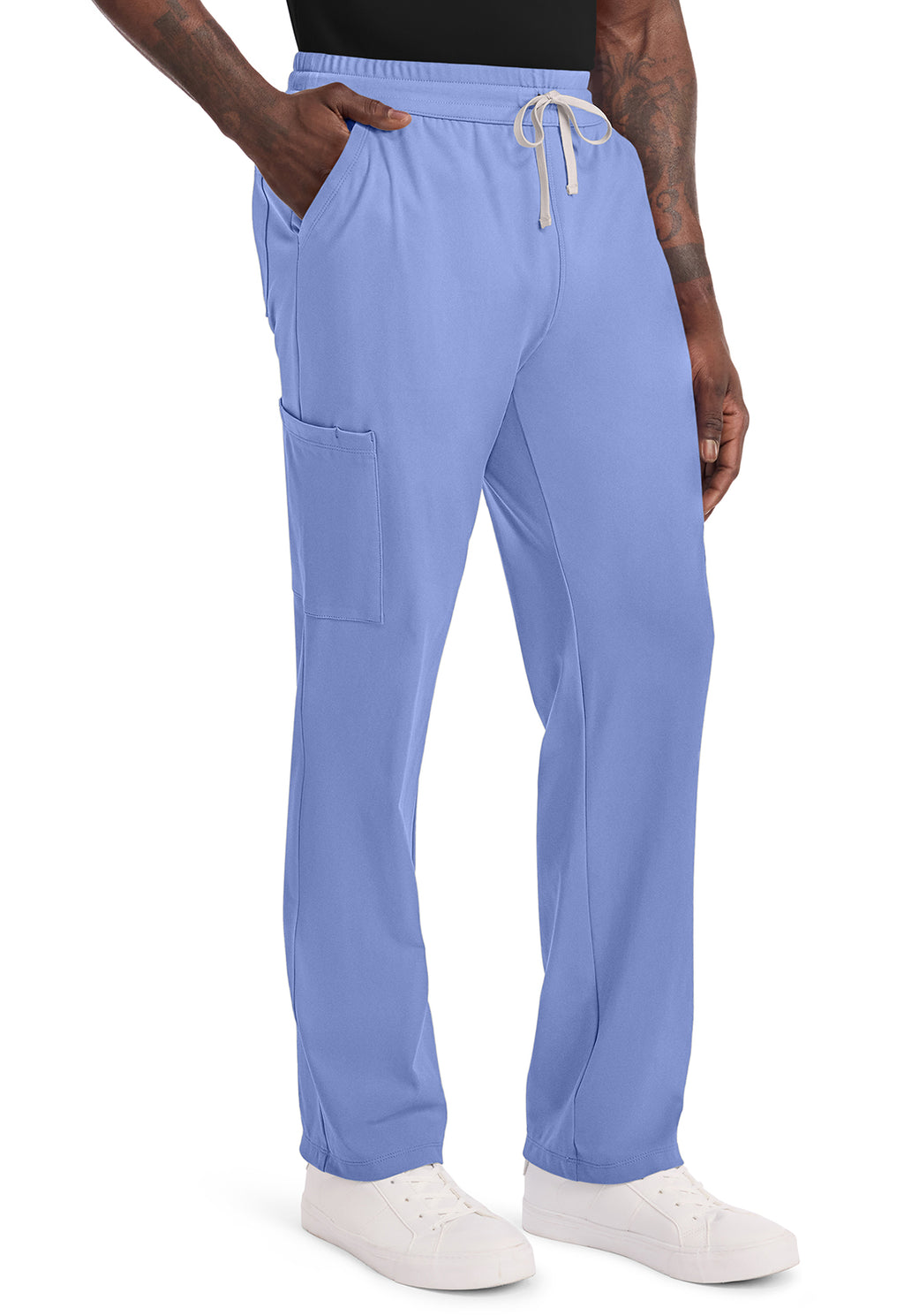 Product - Men's V-Neck Scrub Set (Straight-Leg Pant - Short Inseam)