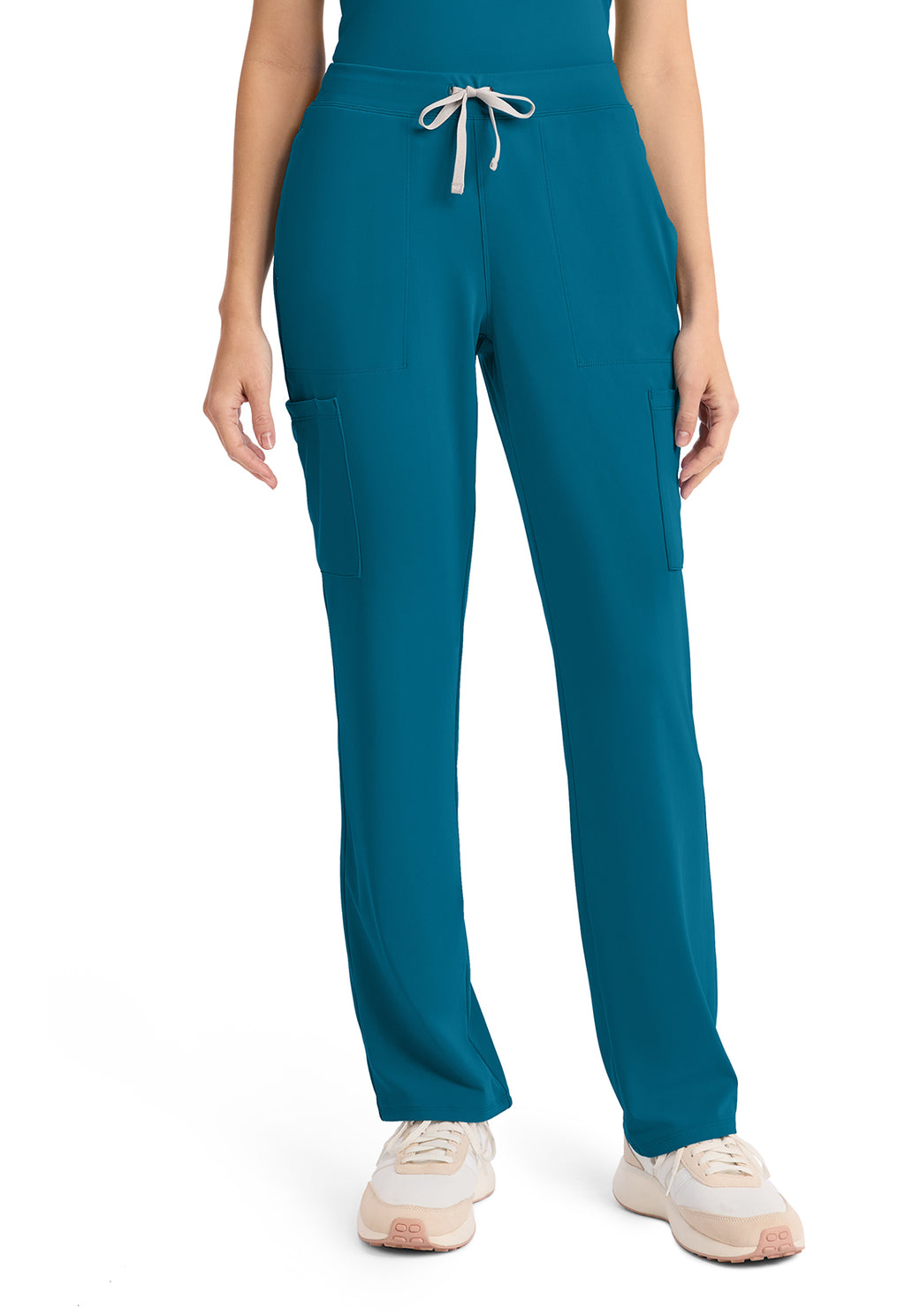 Product - Women's V-Neck Scrub Set (Straight-Leg Pant)