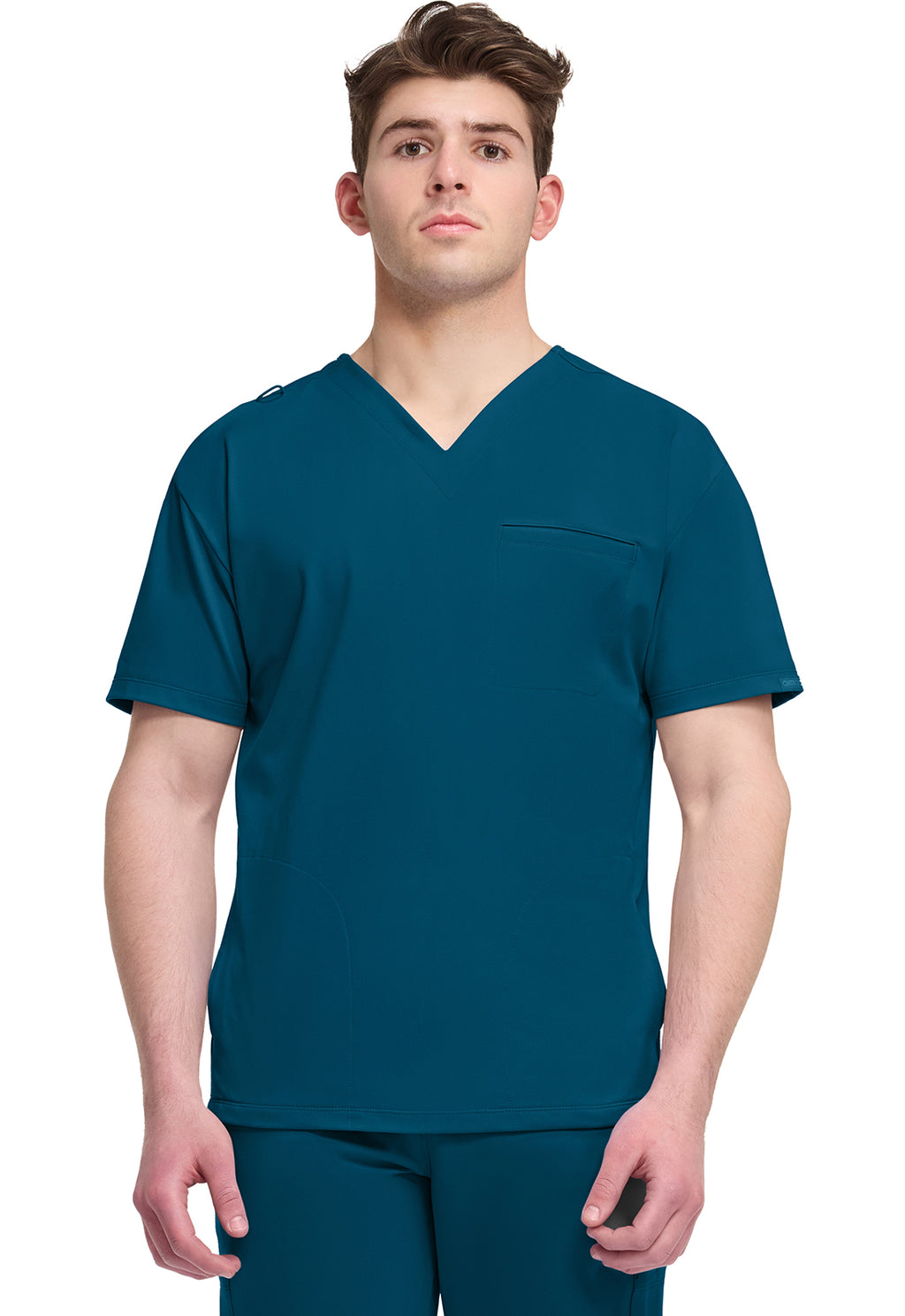 Product - Men's V-Neck Scrub Set (Straight-Leg Pant - Short Inseam)