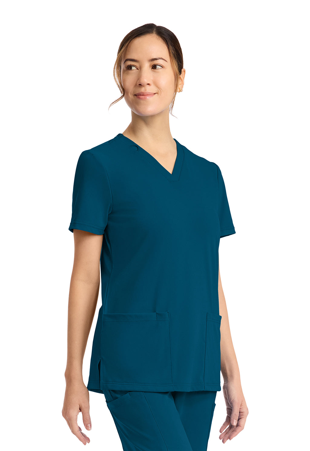 Product - Women's V-Neck Scrub Set (Straight-Leg Pant)