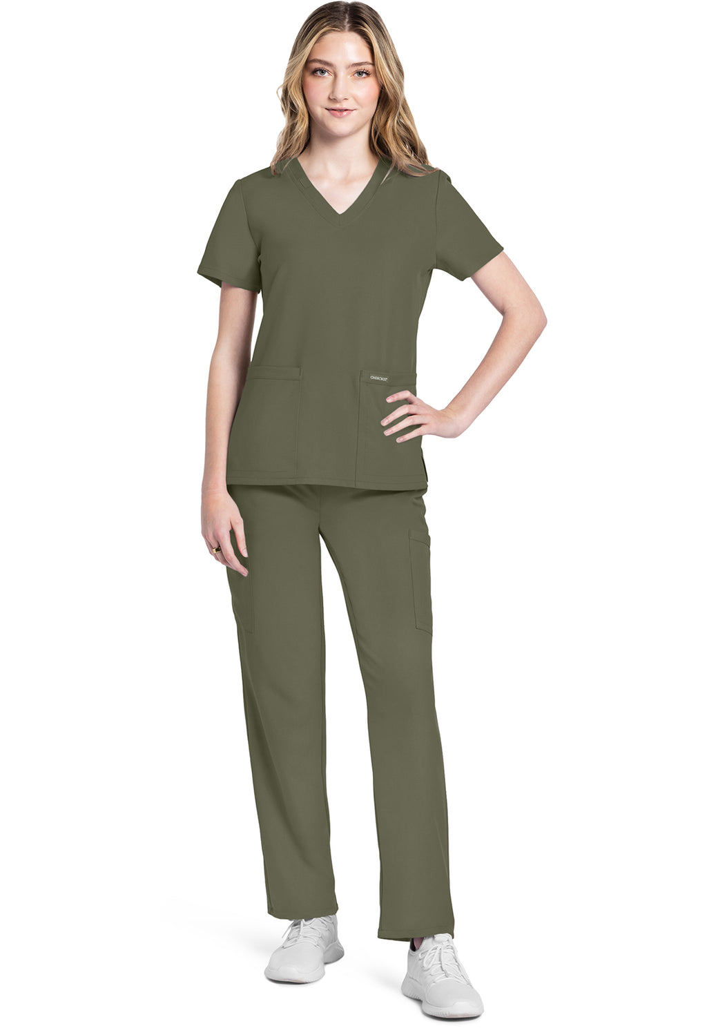 Product - Women's V-Neck Scrub Set (Drawstring Cargo Pant)