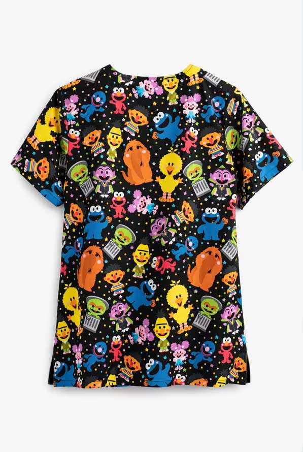 Product - M-Printed V-Neck Scrub Top