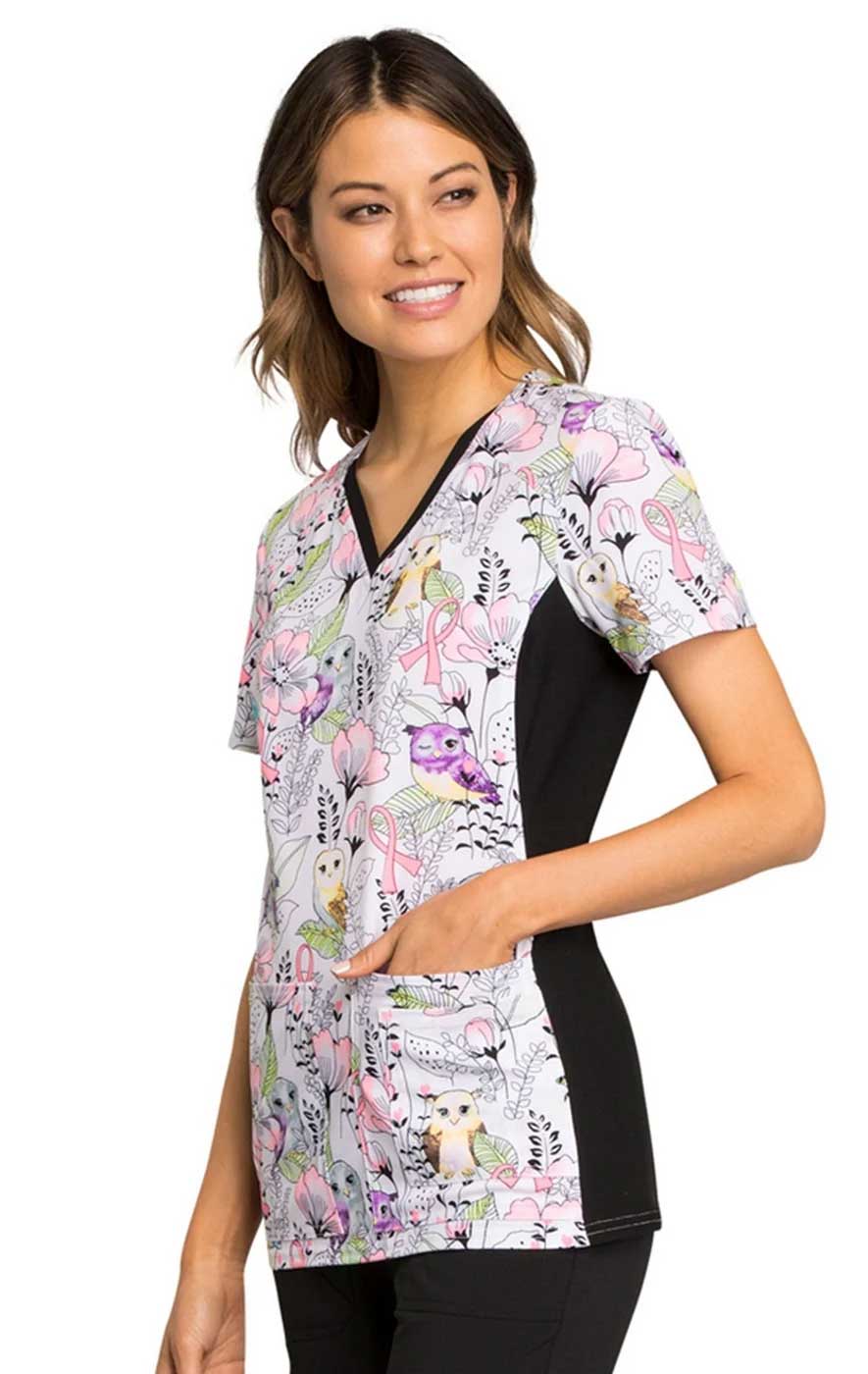Product - S-Printed V-Neck Scrub Top