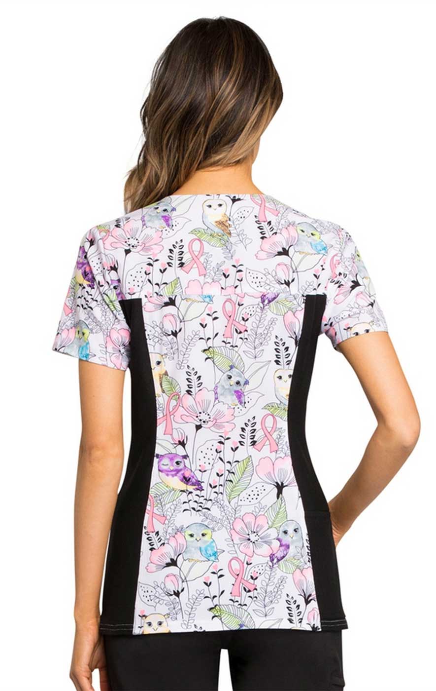 Product - S-Printed V-Neck Scrub Top