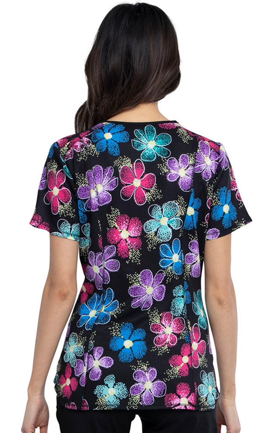 Product - XS-Printed V-Neck Scrub Top