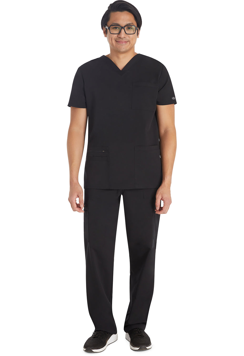 Product - DICKIES Men's Scrub Set(V-Neck Top & Zip-Fly Straight-Leg Pant)