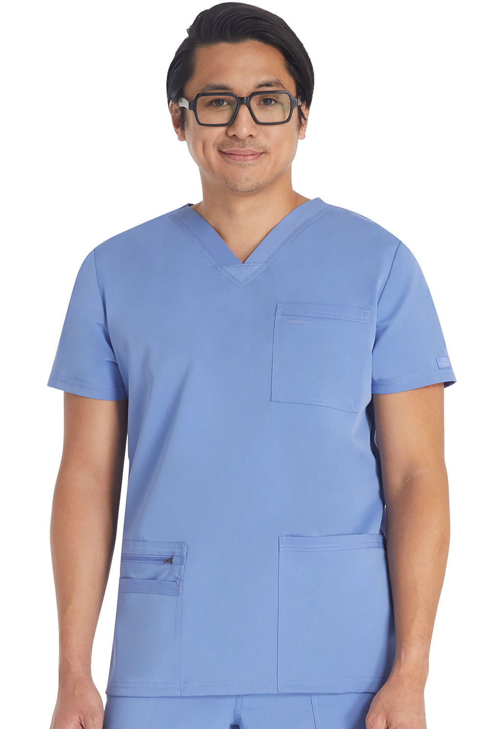 Product - DICKIES Men's Scrub Set(V-Neck Top & Zip-Fly Straight-Leg Pant)