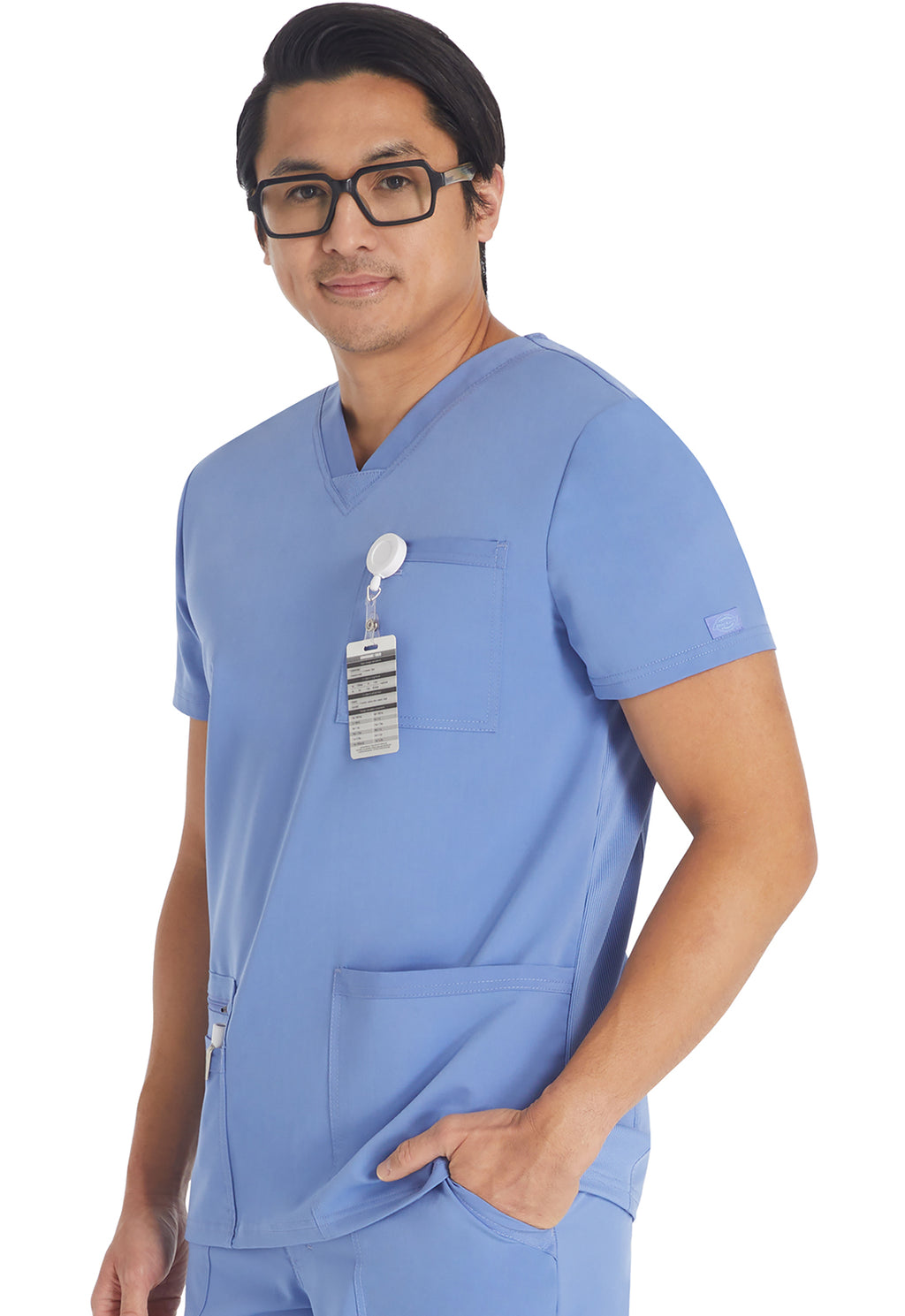 Product - DICKIES Men's Scrub Set(V-Neck Top & Zip-Fly Straight-Leg Pant)