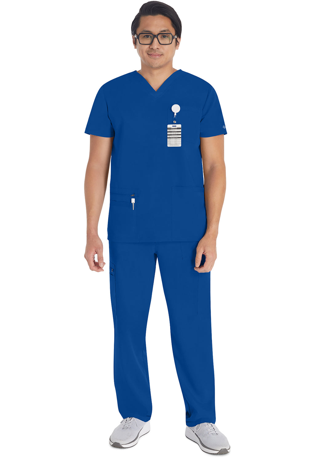 Product - DICKIES Men's Scrub Set(V-Neck Top & Zip-Fly Straight-Leg Pant)