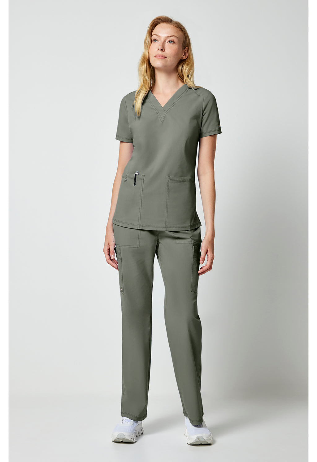 Product - DICKIES Women's Scrub Set(V-Neck Top & Straight-Leg Cargo Pant)