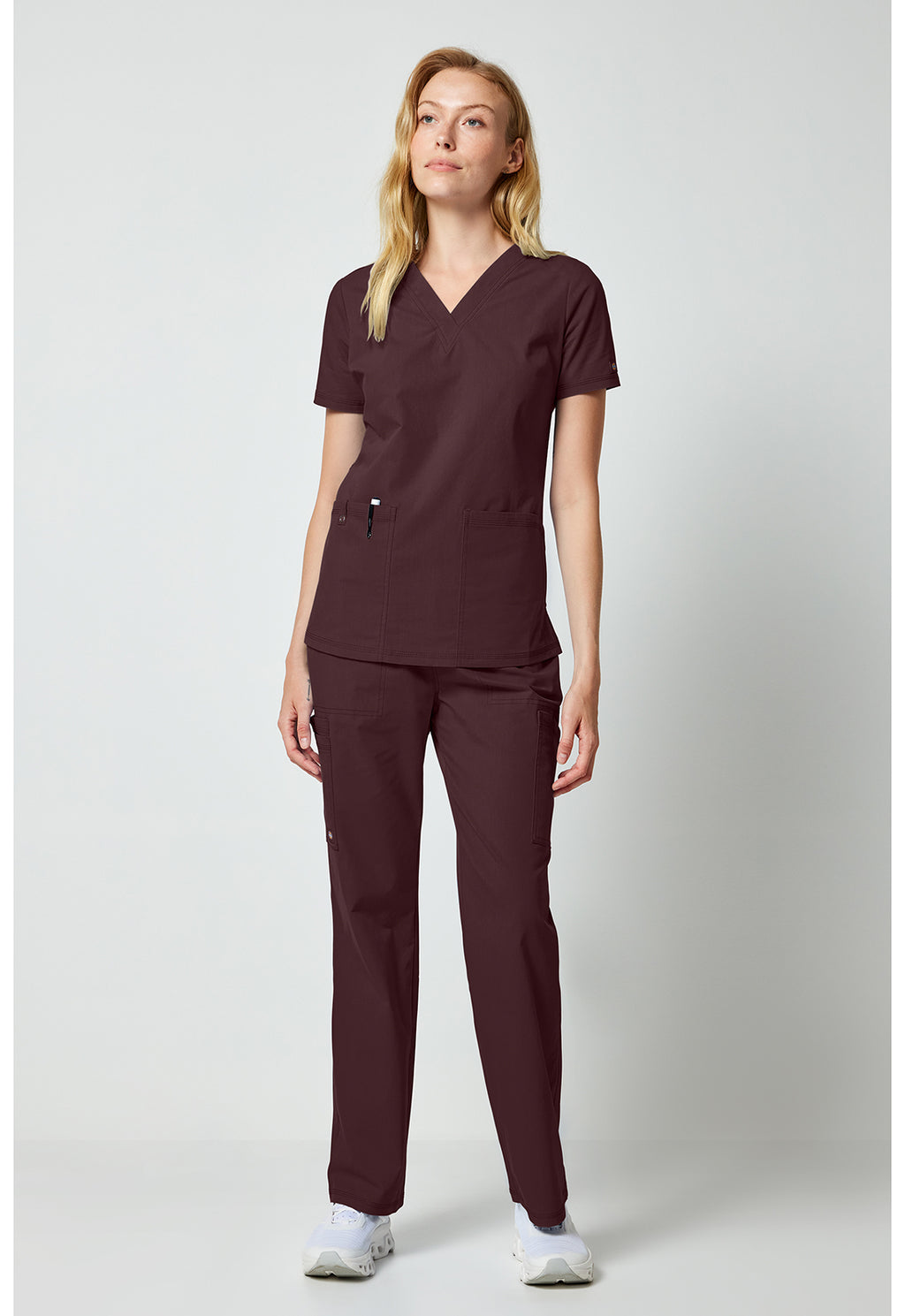 Product - DICKIES Women's Scrub Set(V-Neck Top & Straight-Leg Cargo Pant)