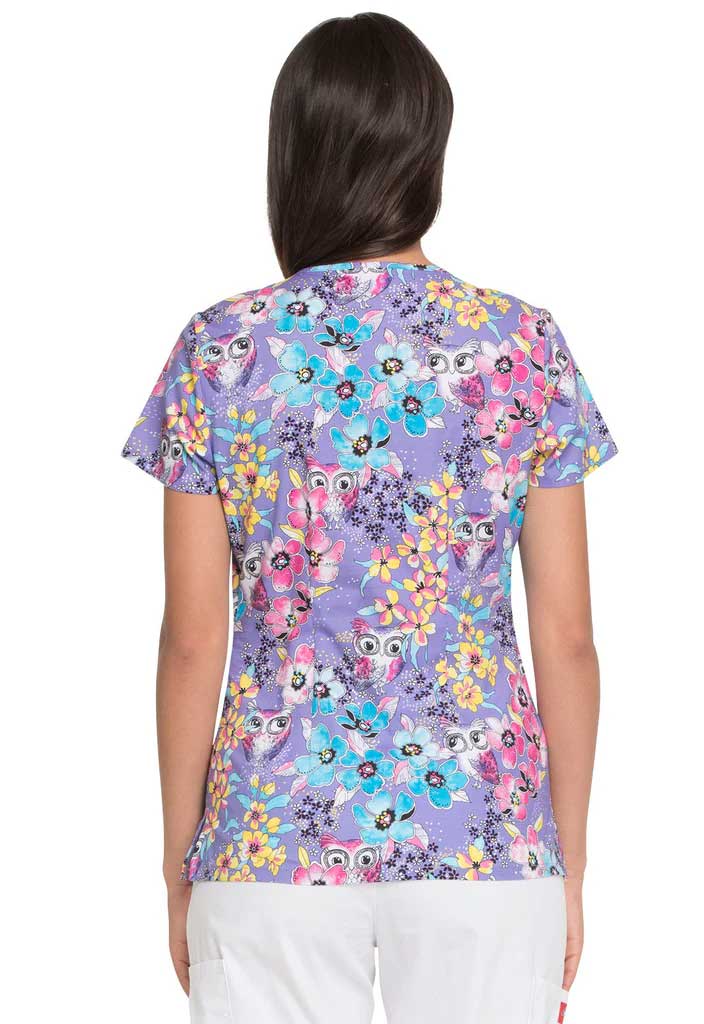 Product - S-Printed V-Neck Scrub Top