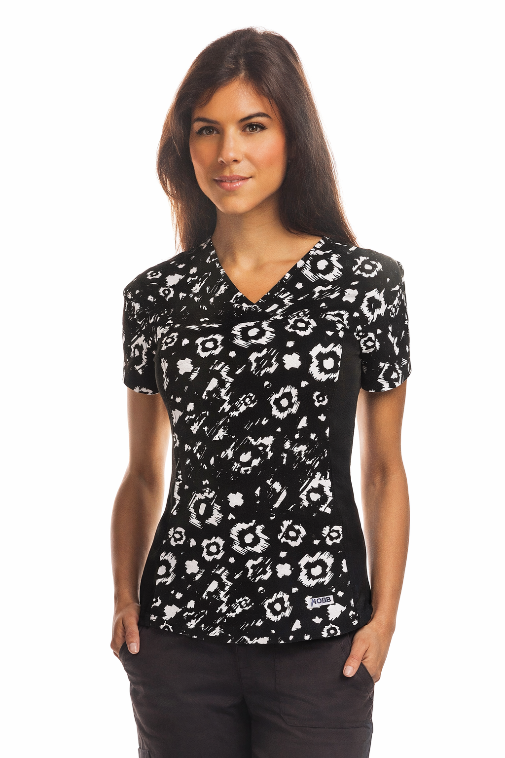 Product - XXS-Women’s Printed Scrub Top