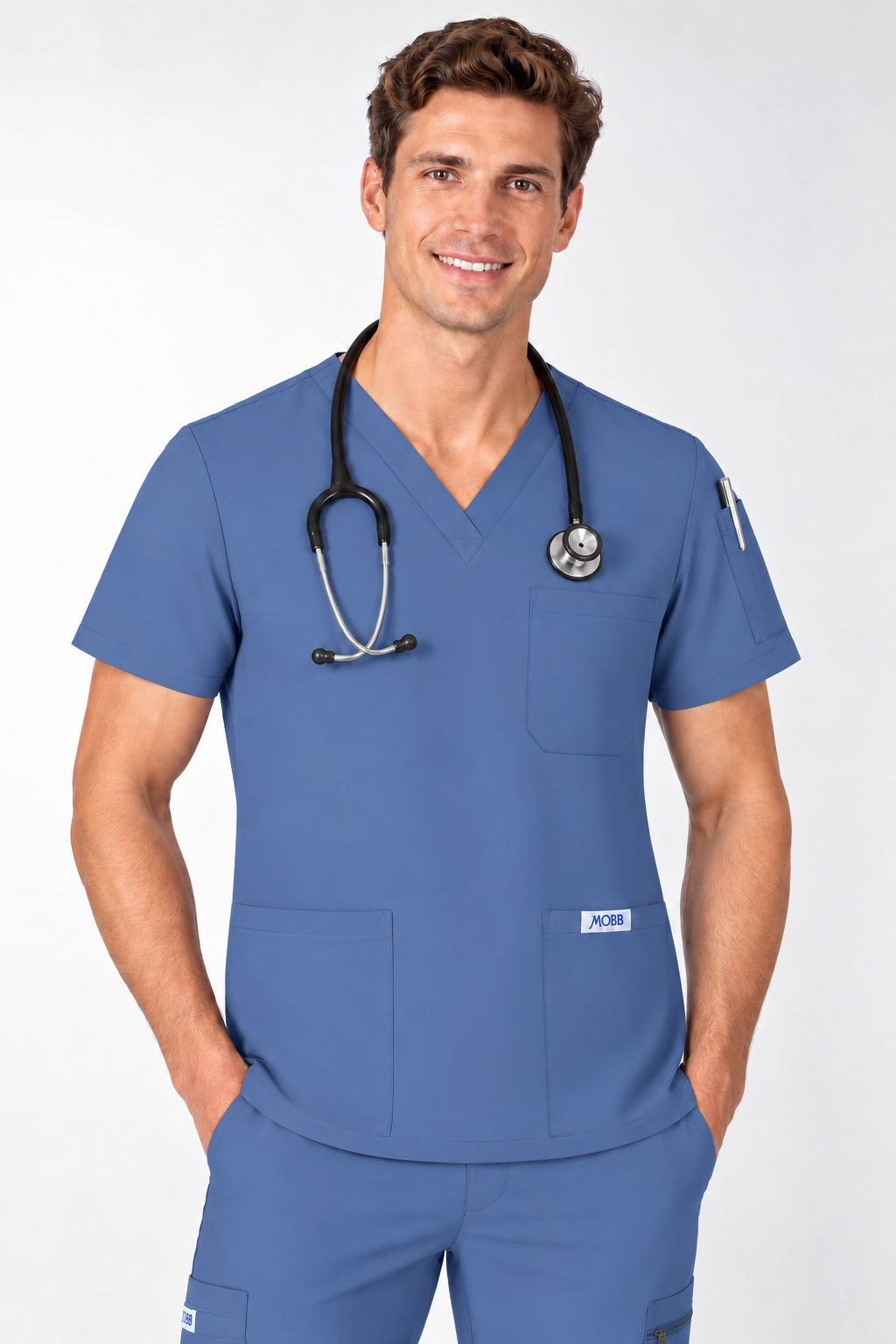 Product - The Alex MOBB Unisex V Neck Scrub Top