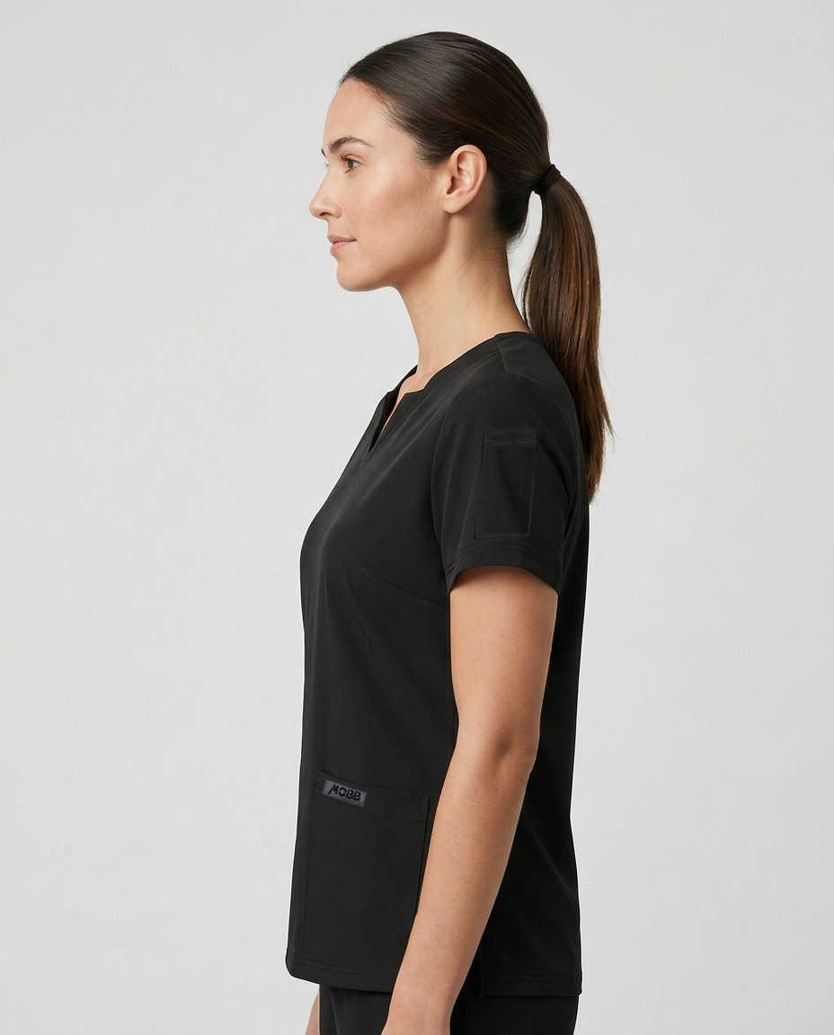 Product - The Pria-Notch Neck Scrub Top
