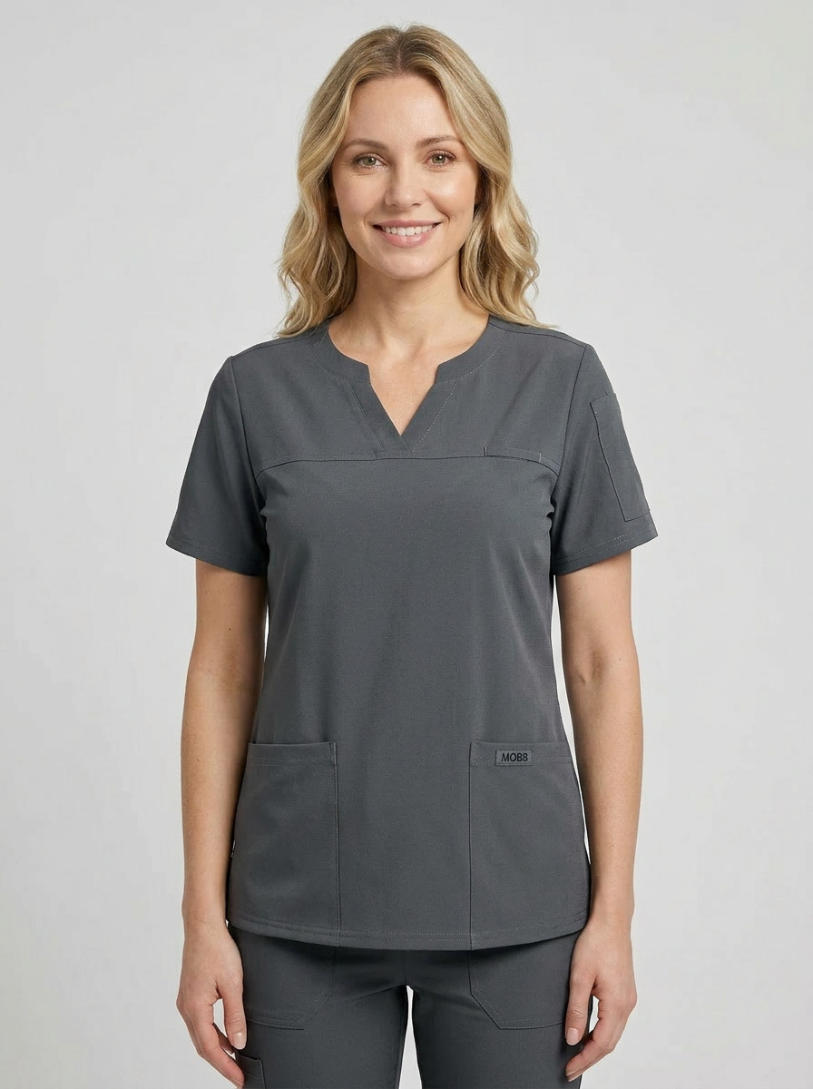 Product - The Pria-Notch Neck Scrub Top