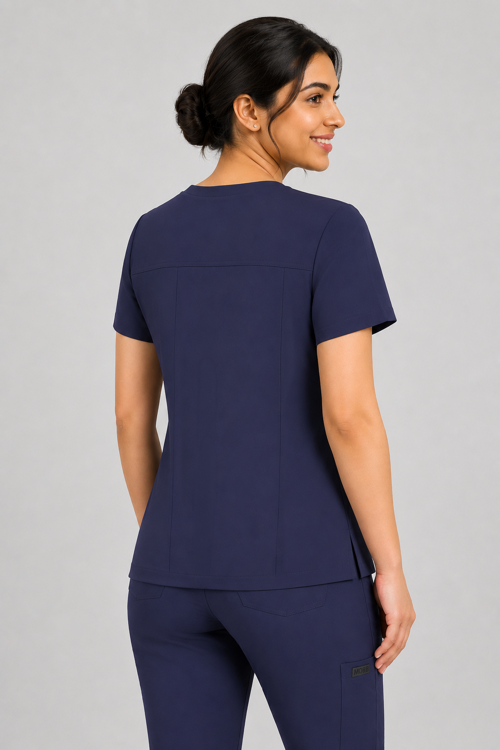 Product - The Pria-Notch Neck Scrub Top