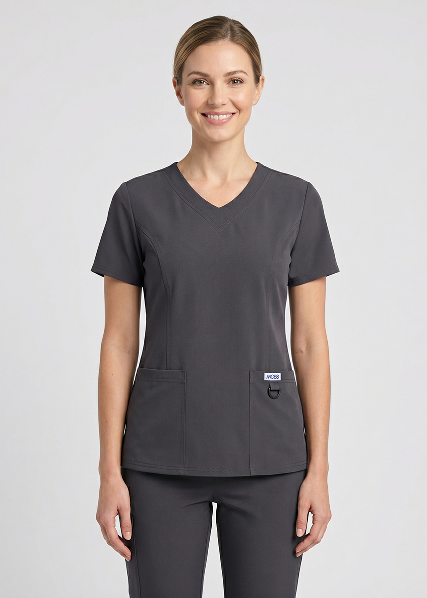 Product - The Angie V-Neck Scrub Top by MOBB