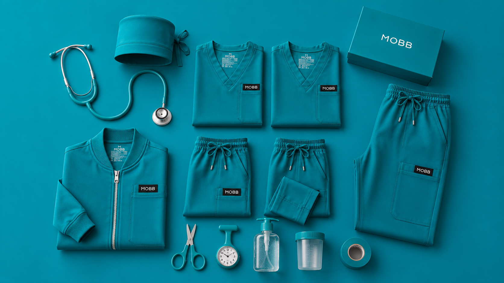 Teal scrubs