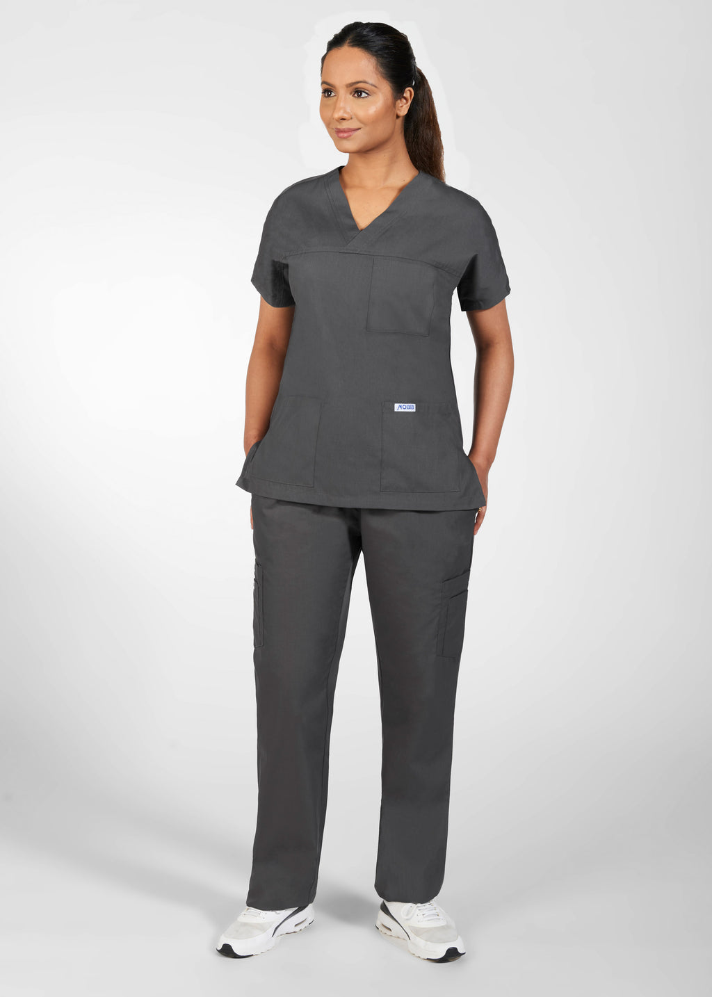 Product - MOBB 3 Pocket V-Neck Scrub top, With Flip Flap Scrub Pant