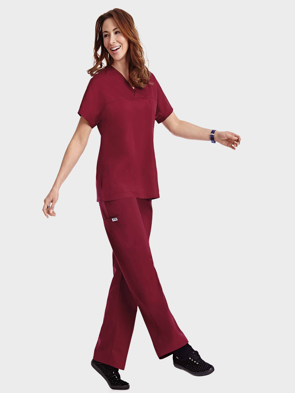 Product - MOBB 3 Pocket V-Neck Scrub top, With Flip Flap Scrub Pant