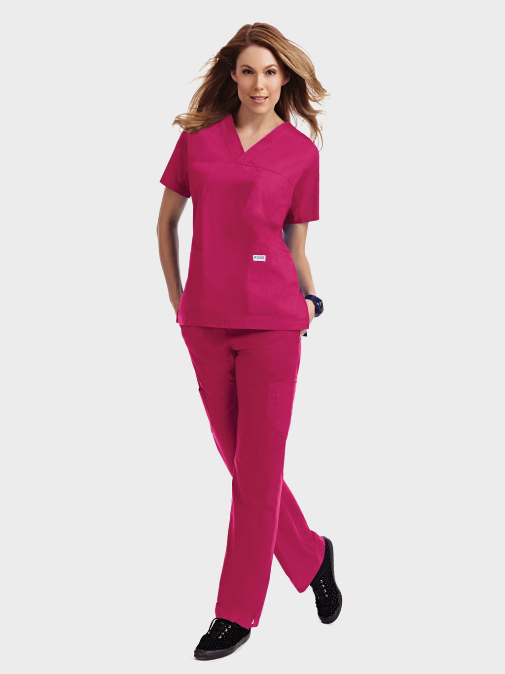 Product - MOBB 3 Pocket V-Neck Scrub top, With Flip Flap Scrub Pant