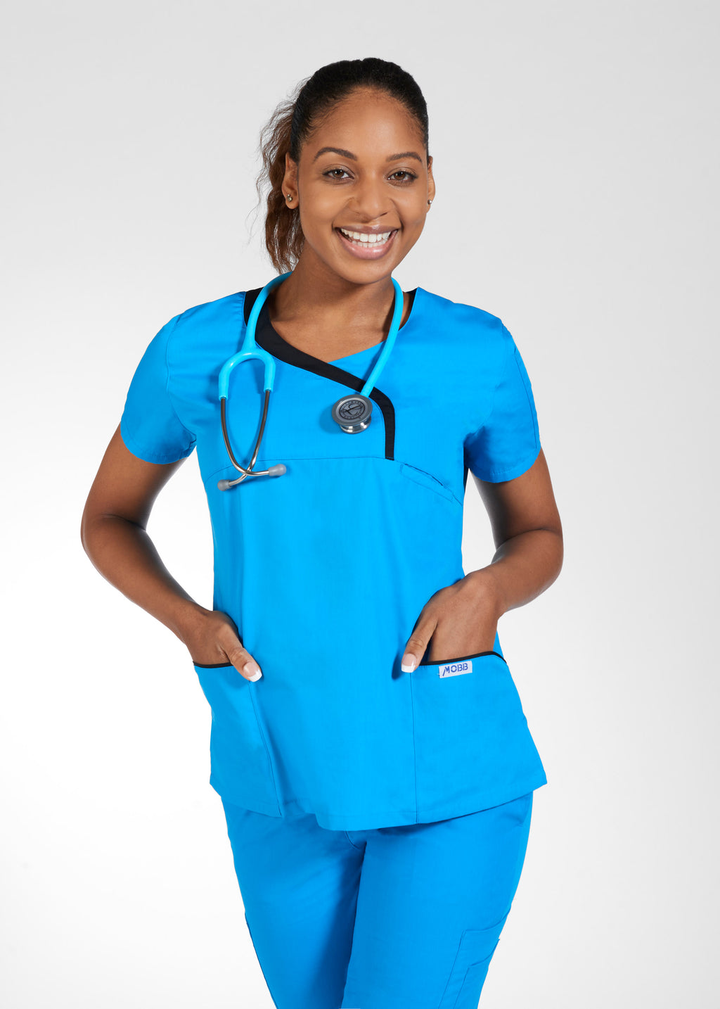 Product - Clearance Ladies Sculpted Scrub Top