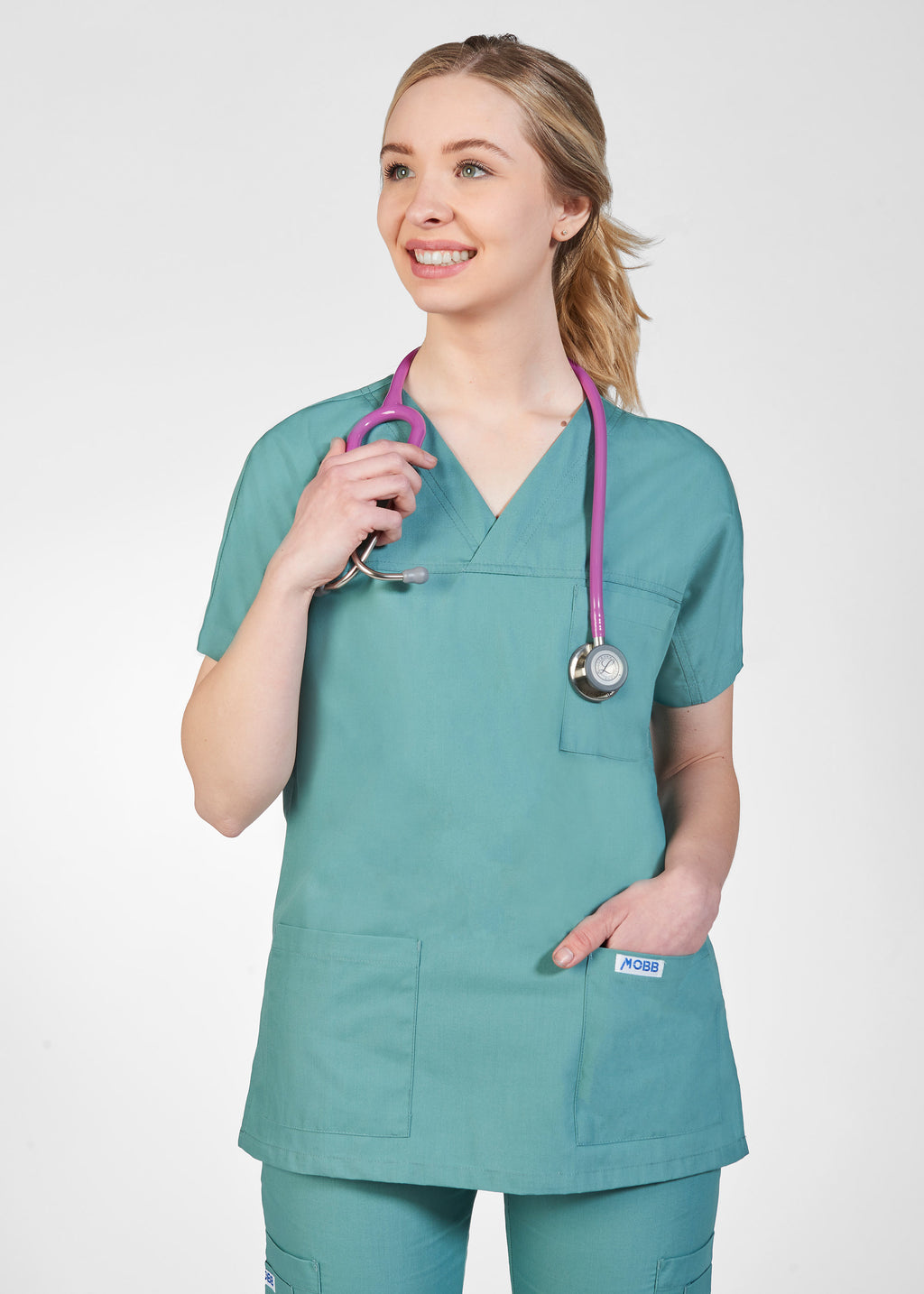 Product - MOBB 3 Pocket V-Neck Scrub top, With Flip Flap Scrub Pant