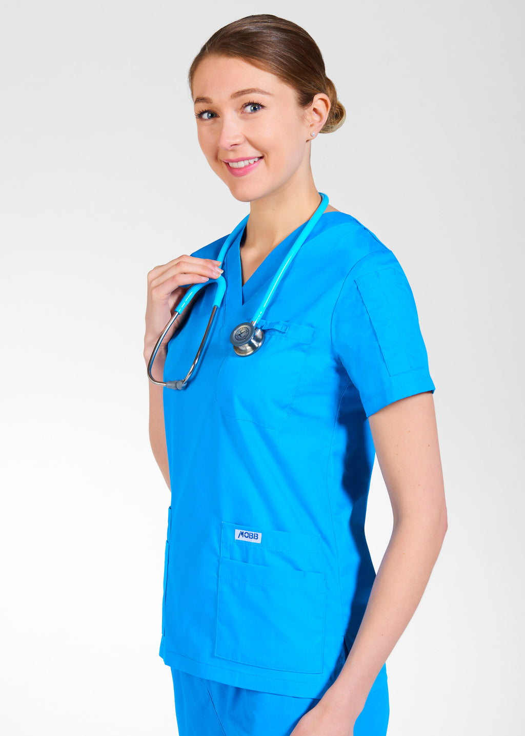 Product - V-Neck Solid MOBB Scrub Top