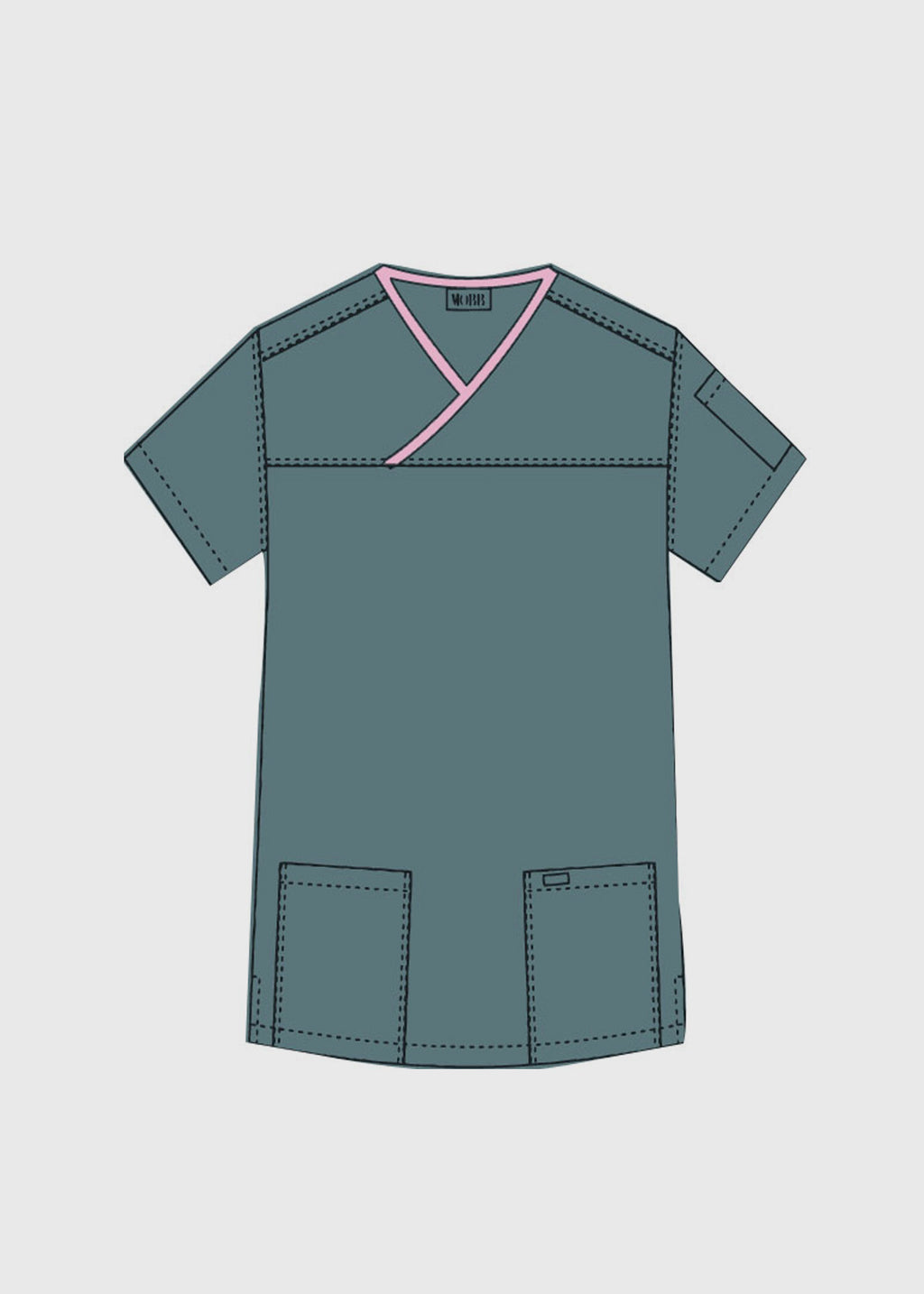 Product - Criss Cross MOBB Scrub Top